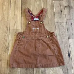 miki HOUSE オーバーオール 90 ブラウン