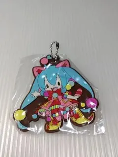 初音ミク　ラバーキーホルダー