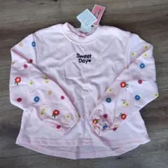 値下げ Cute Paradise 花柄 長袖カットソー 130