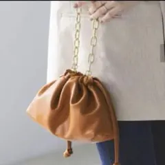 La Totalite JULES KAE 2WAY ショルダーバッグ キャメルのサムネイル
