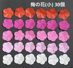 梅の花(小) 30個　壁面飾り　春飾り　冬飾り　お正月　新年　施設