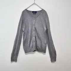 Lois CRAYON グレー カーディガン 日本製 カシミヤ混　レースのサムネイル