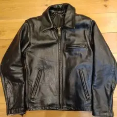 Schott 642 34 サイズ シングルライダース　レザージャケット　 黒 楽天市場】SCHOTT シングルライダースジャケット 34 黒 ショット 642