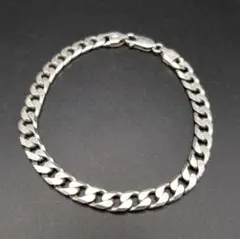 シンプル 喜平チェーン 925 シルバー ヴィンテージ ブレスレット 銀 英国