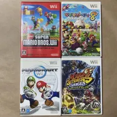 Wii ゲームソフト 4本セット