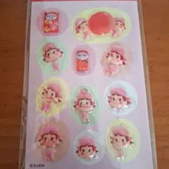 不二家 ももペコ ぷっくりシール 非売品のサムネイル