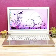 東芝✨8世代✨Windows11✨すぐ使えるノートパソコン✨カメラ✨美品ゴールド