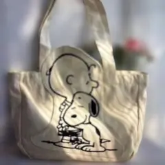 スヌーピー キャンバストートバッグ