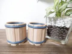 ♡3Dプリンター2号樽型 植木鉢 2個セット♡ 園芸用品のサムネイル