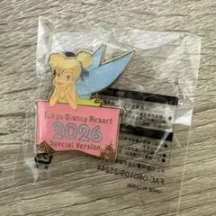 東京ディズニーリゾート 2026年特別バージョン ピンバッジ　ティンカーベル