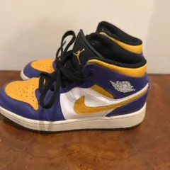 22.5cm レア Air Jordan スニーカー 紫/オレンジ