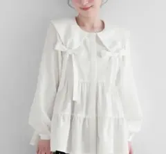 新品］RosyMonster lace layered tunic ホワイト - メルカリ