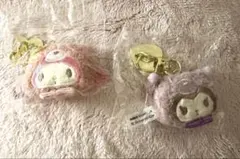 サンリオ どこでもぬいぐるみチャーム　マイメロディ クロミ 2点セットのサムネイル