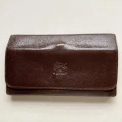 イルビゾンテ　IL BISONTE 長財布　がま口　こげ茶