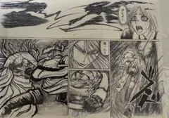 ゴースト＆レディ 藤田和日郎 デオン ゴーストアンドレディ 複製原画