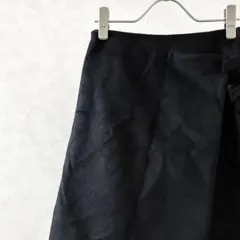 BLACK by moussy ひざ丈スカート ラップスカート ウール 裏地付きのサムネイル