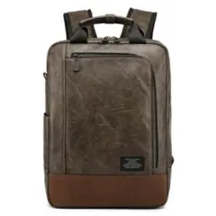 1点限り‼️ リュック メンズ 2WAY ビジネスバック 収納抜群 通学 ブラウン