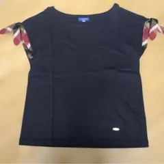 BLUE LABEL CRESTBRIDGE 袖リボン Tシャツ ネイビーのサムネイル