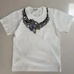 COMME des GARÇONS ビジューネック Tシャツ