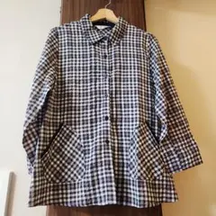 里麻　 チュニック　ブラウス　9号　ロブジェ　ピサーノ　ミゼール　シニア