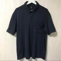 【美品】ユニクロ エアリズム カノコポロシャツ 半袖 ボタンダウン XL