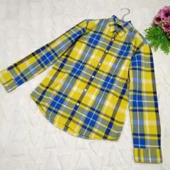 CRESTBRIDGE ブラックレーベル チェックシャツ Mサイズ