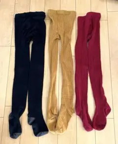 タイツ　3組　110〜145サイズ