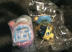 たまごっち　まめっち　UFOスイング キーホルダー　シャカシャカチャーム