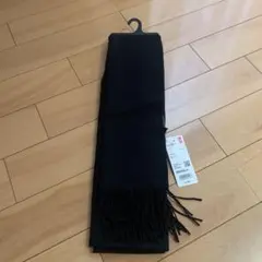 UNIQLO ヒートテックマフラー ブラック 180×50cm