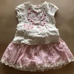 mezzo piano Tシャツとスカートセット 110