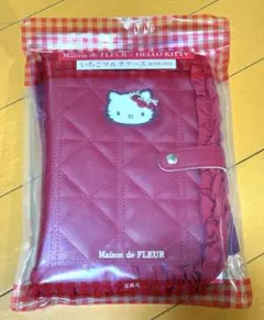 Maison de FLEUR × HELLO KITTY　いちごマルチケース