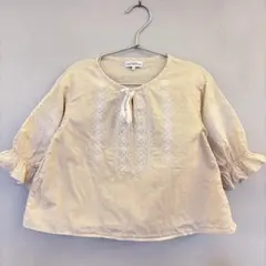 GREEN LABEL RELAXING 刺繍ブラウス　115cm