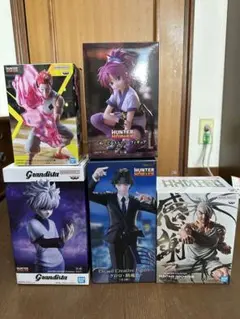 HUNTER×HUNTER フィギュア　ヒソカ　キルア　クロロ　ネテロ　マチ