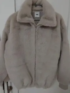 ANY ベージュ ボアジャケット