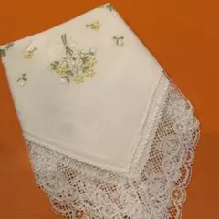 【新品未使用】銀座和光の美しいハンカチーフ