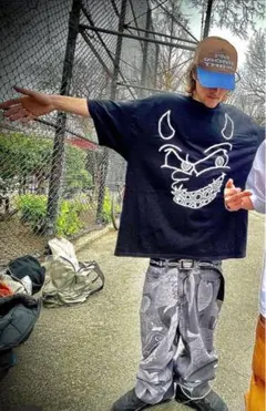 +subi ブラックデニムパンツ NEW YORK FUCKING CITY subi ブラックデニムパンツ NEW YORK FUCKING CITY