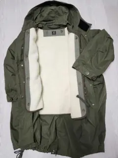 Lee オリーブ モッズコート フリース裏地付き