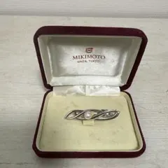 498 MIKIMOTO ミキモト ネクタイピン パール シルバーカラーのサムネイル