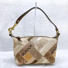 Vintage Coach Patchwork Mini Pouch Y2k