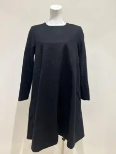 YOKO CHAN ヨーコチャン ブラウス スカラップ ダークネイビー 38
