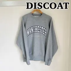 Discoat ディスコート　ヘヴィウェイトカレッジロゴビッグスウェットのサムネイル