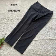 Navy. PREMIUM【チェック】【XL】【コットン】パンツ