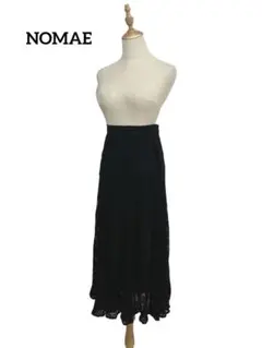 NOMAE ノーマエ　花柄　レース　ロング　フレア　スカート