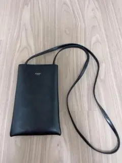 AMERI VINTAGE ブラックショルダーバッグ