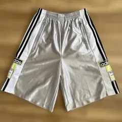 adidas メンズ ハーフパンツ XSシルバー