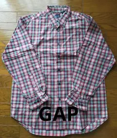 GAP チェック柄 長袖シャツ Mサイズ