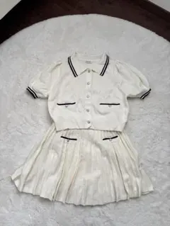 INGNI ニットセットアップ ホワイト
