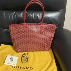 GOYARD アンジュミニトートバッグ レッド 入手困難 - メルカリ
