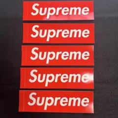 Supreme ロゴステッカー 5枚セット