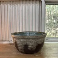 未使用品　信楽焼　水鉢　睡蓮鉢　メダカ鉢